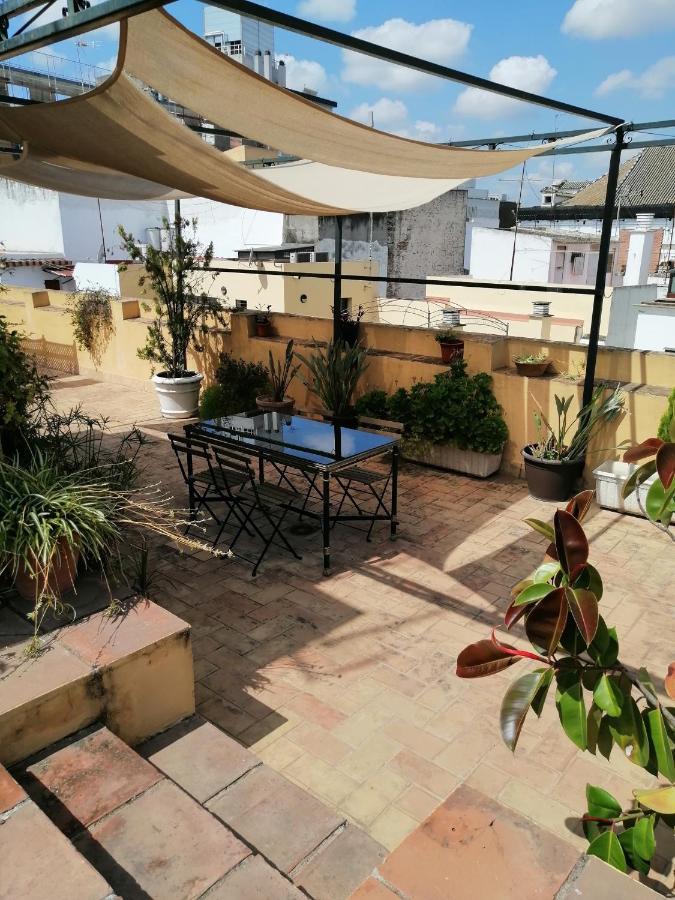 Tourist House Trajano Terraza-Piscina Apartamento Sevilha Exterior foto